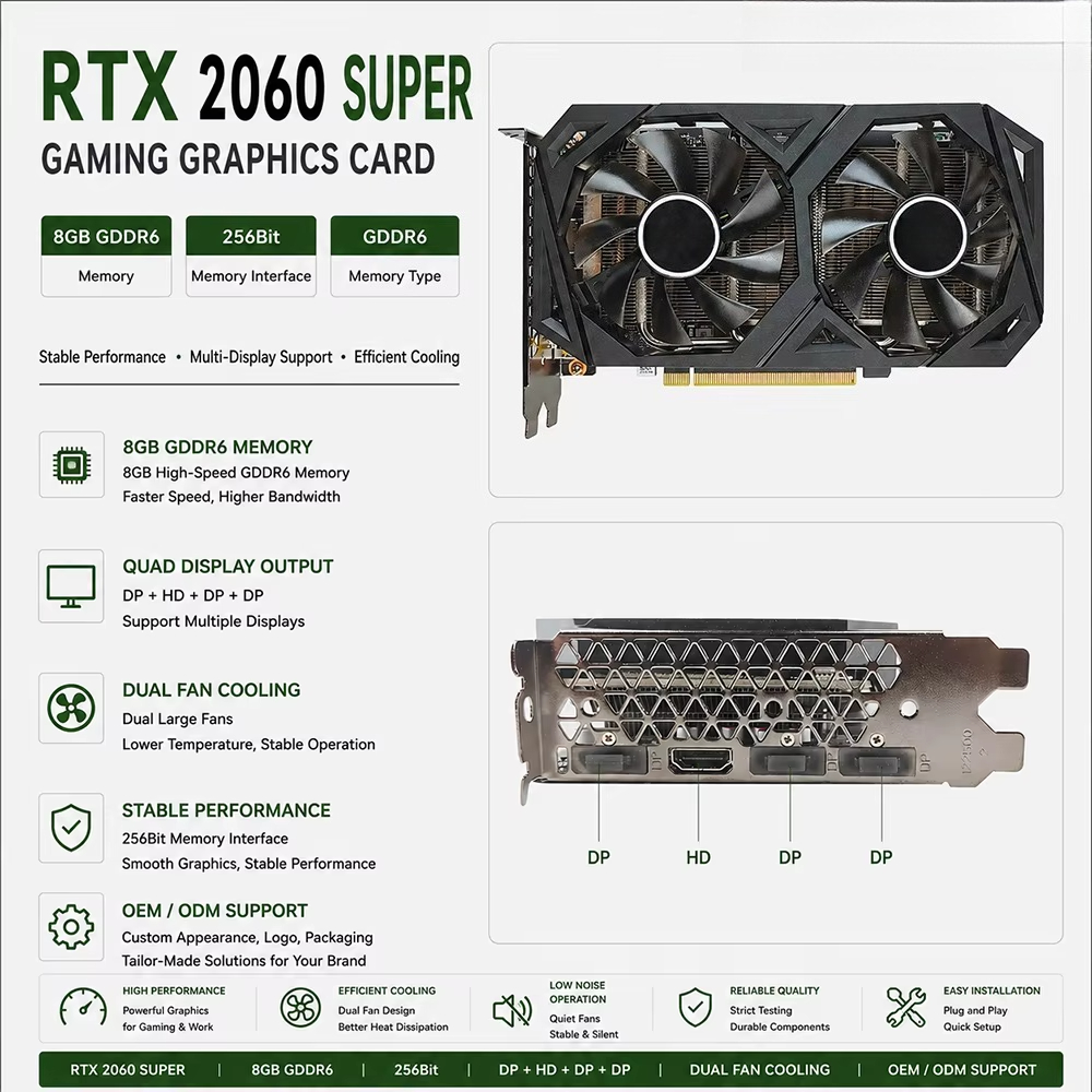 Pc Gaming Rtx - Carte graphique RTX 2060 Super 8