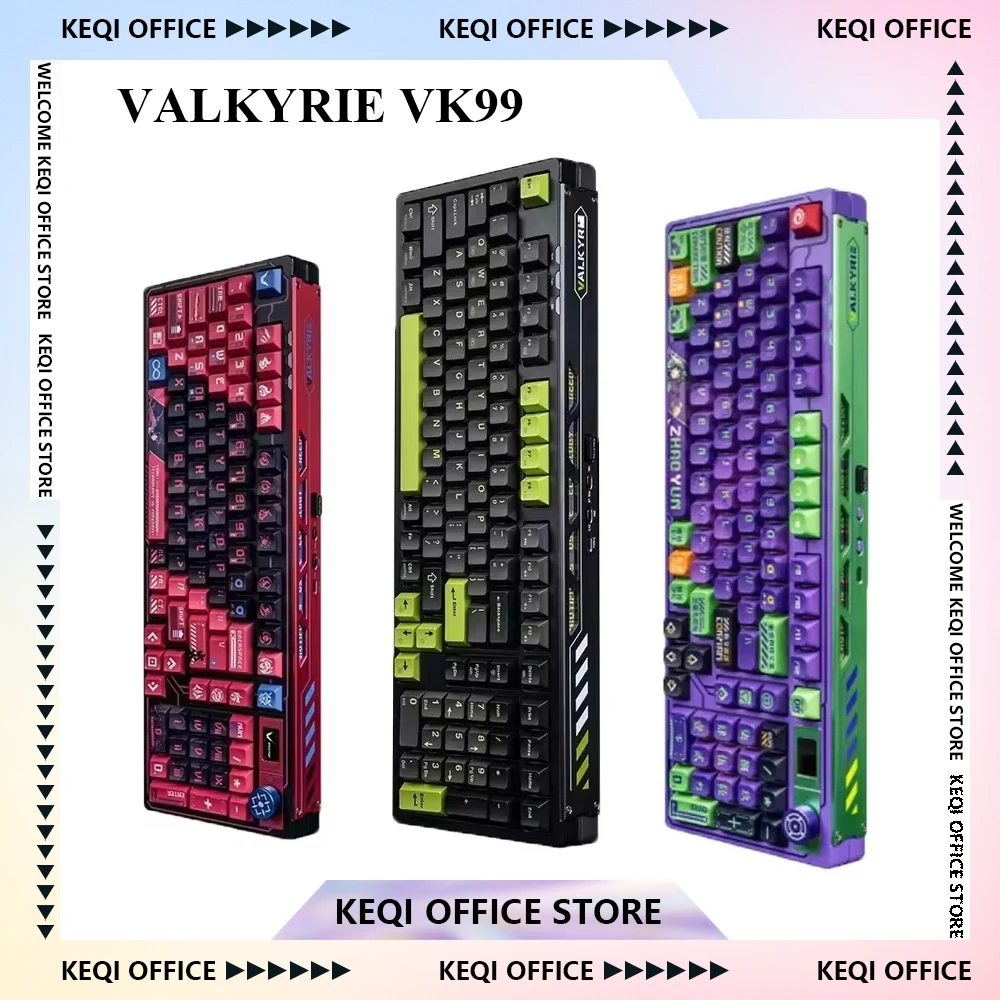 Pc Gaming Fullset - VALKYRIE-Clavier de jeu mécanique sans fil