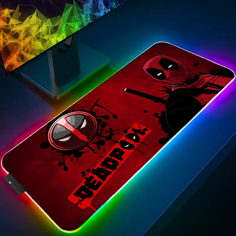 Pc Gaming Essentials - LED tapis de souris jeu rétro-éclairage