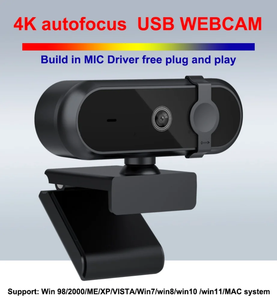 Pc Gaming Fullset - Webcam Autofoucs 4K 2K, 30fps, Microphone