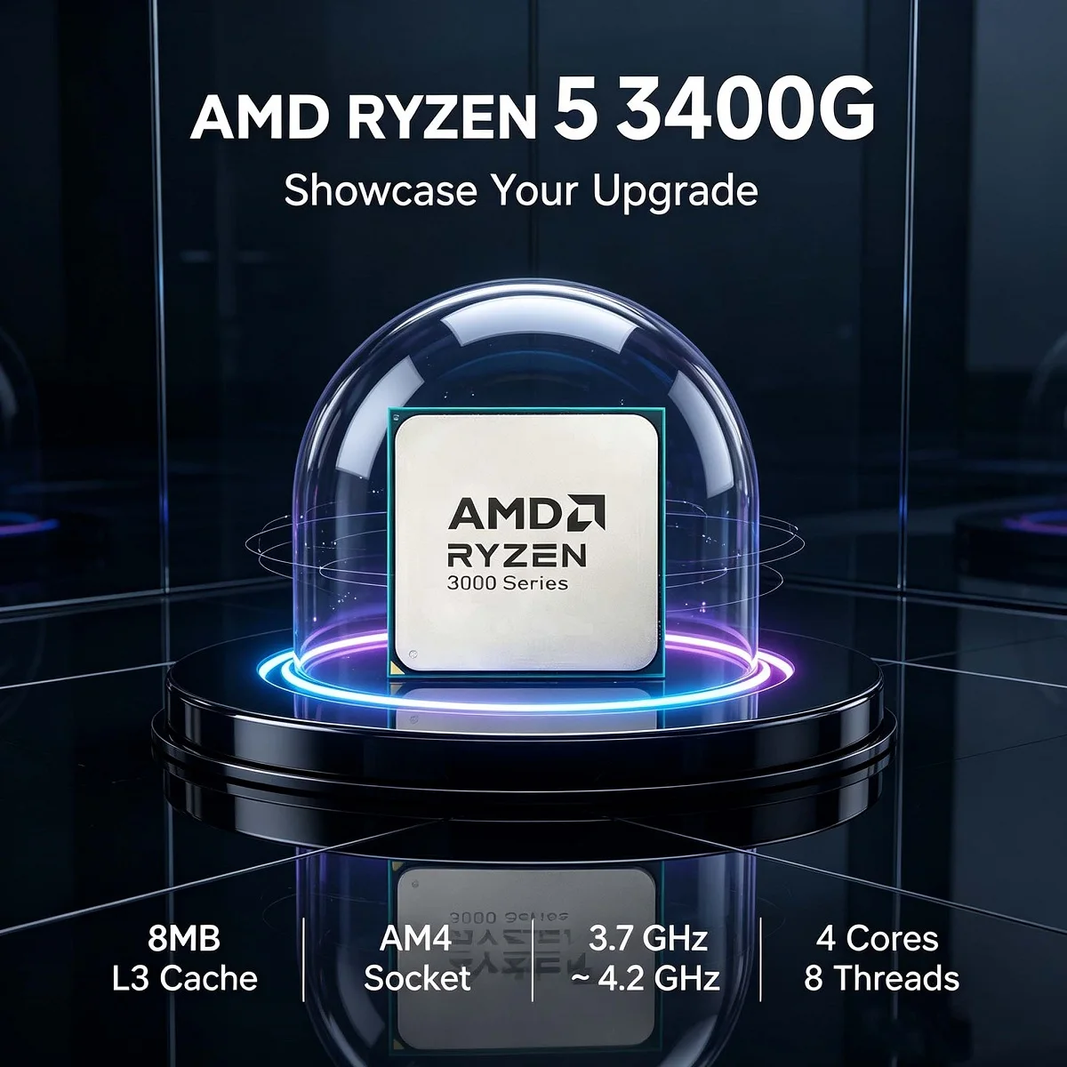 Pc Gaming Ryzen 5 - Processeur AMD Ryzen 5 3400G R5
