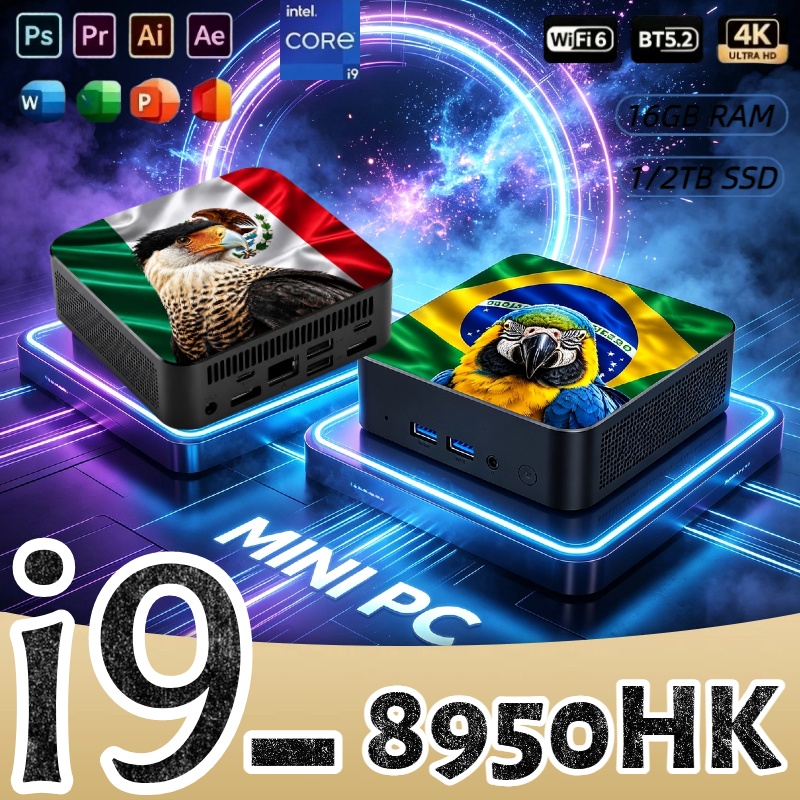 Pc Gaming Desktop - Mini PC Core i9-8950HK 16 Go