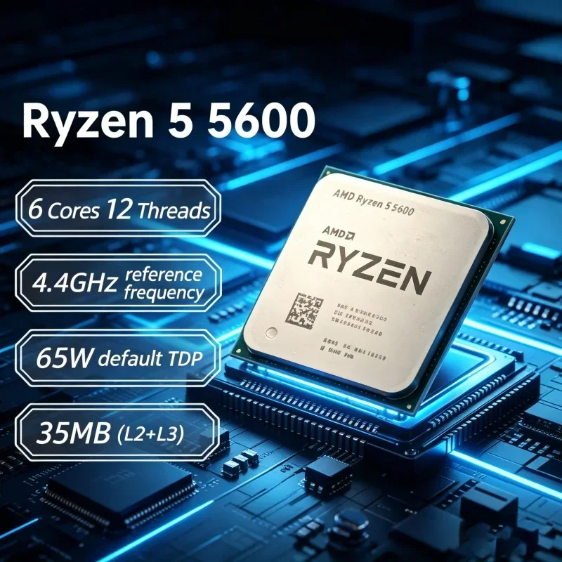 Pc Gaming Ryzen 5 - Processeur de jeu pour PC AMD