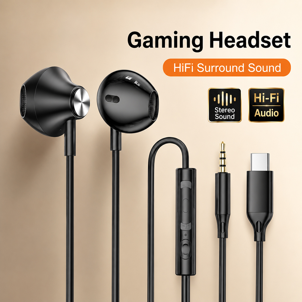 Pc Gaming Xiaomi - Écouteurs HiFi Surround, son stéréo basse