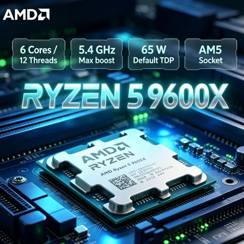 Pc Gaming Ryzen 5 - Processeur de jeu haute performance AMD