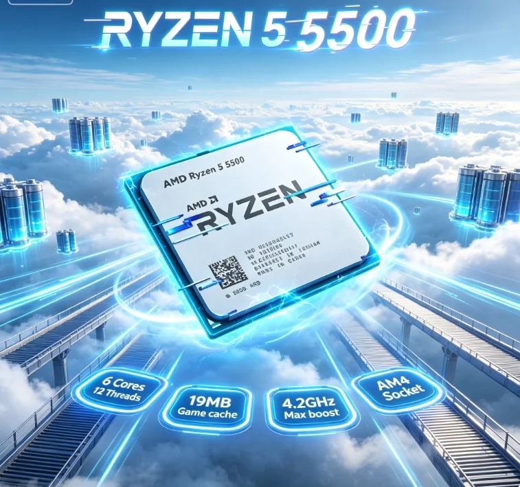 Pc Gaming Ryzen 5 - Processeur AMD Ryzen 5 5500 R5