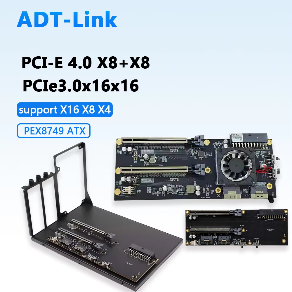 Gpu Vertical Mount - Support de carte graphique double slot,