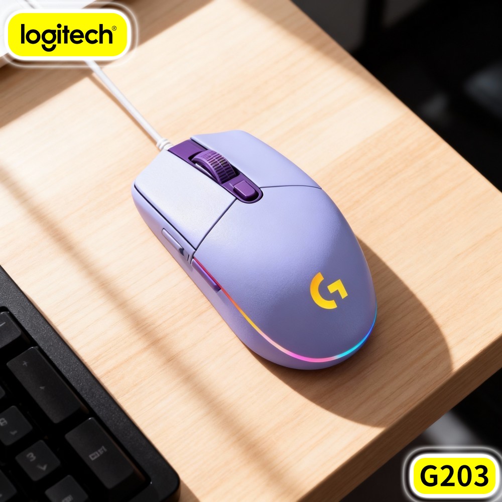 Pc Gaming Optimization - Souris de jeu filaire Logitech G203,