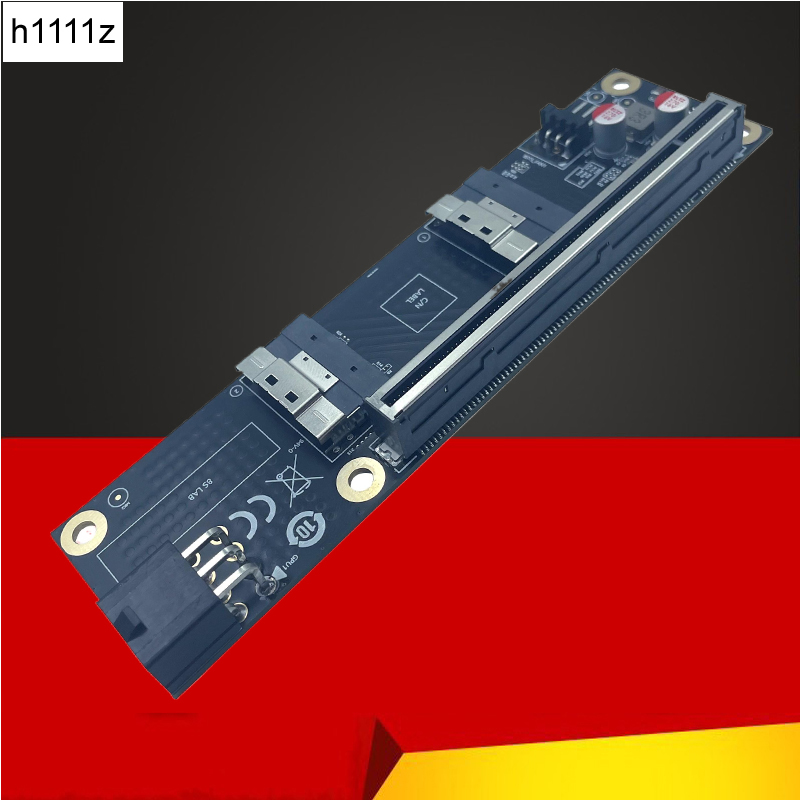 Gpu Vertical Mount - Nouveau 2 ports SlimSAS 8i x2