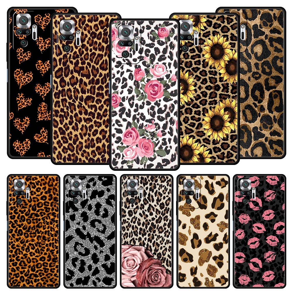 Pc Gaming Xiaomi - Coque de téléphone imprimé tigre léopard