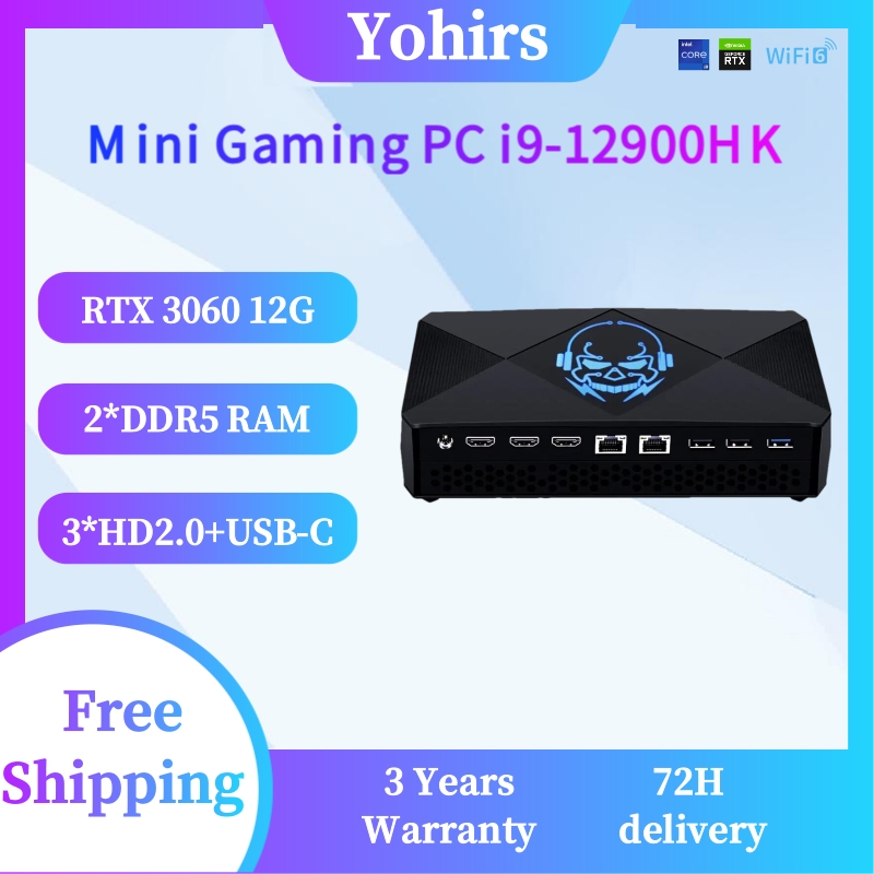 Pc Gaming Nvidia 3060 - Mini PC de jeu 13e génération