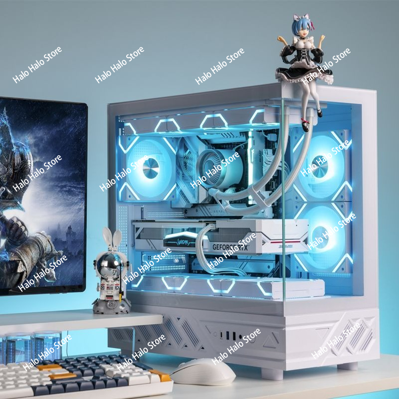 Boîtier PC ATX blanc Seaview,  - Pc Gaming White avis et prix