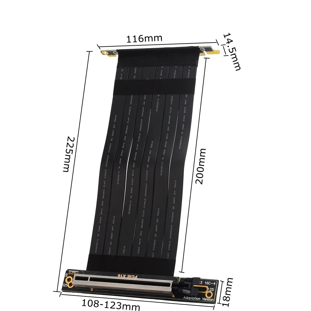 Câble Riser PCI Express X4 X8  - Gpu Vertical Mount avis et prix
