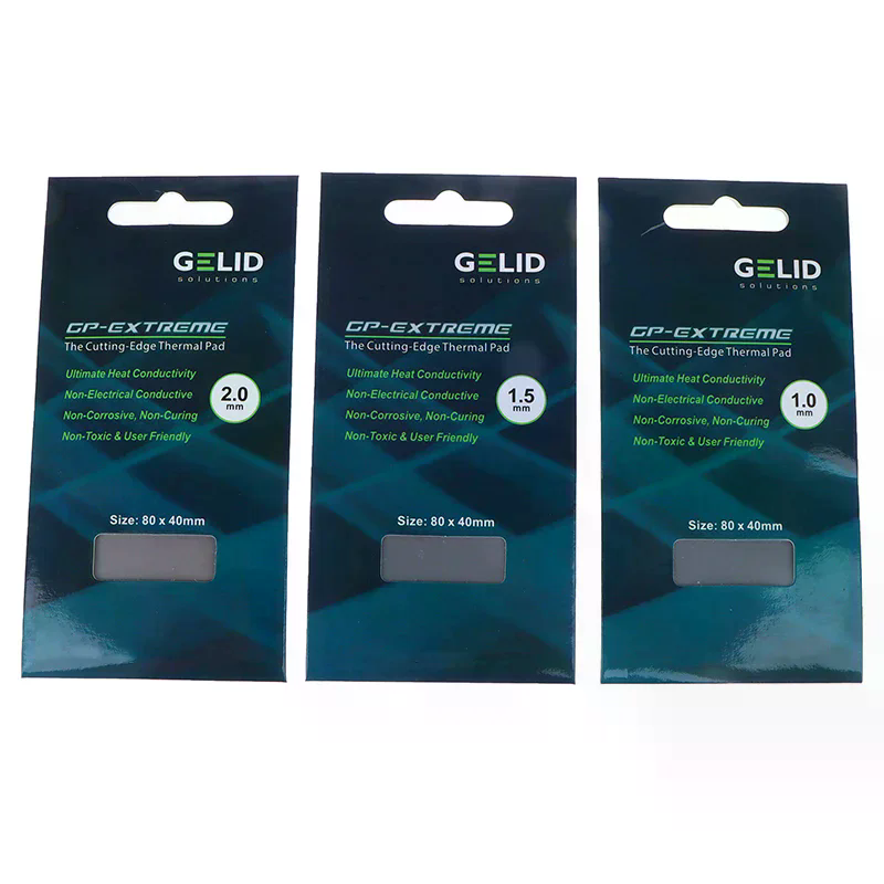 Pad thermique Gelid 15 W/mK po - Thermal Paste avis et prix