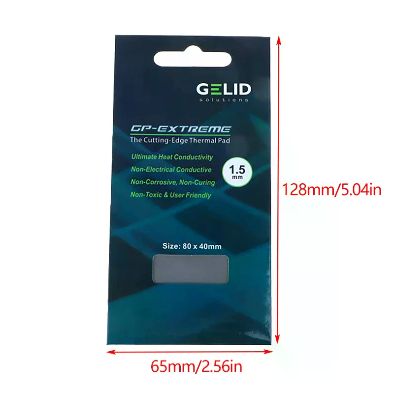 Pad thermique Gelid 15 W/mK po - Thermal Paste avis et prix