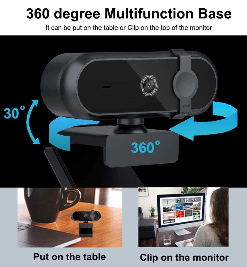 Webcam Autofoucs 4K 2K, 30fps, - Pc Gaming Fullset avis et prix