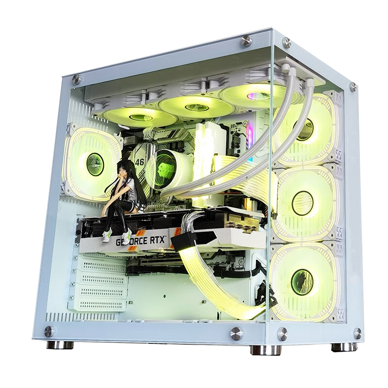 Boîtier PC Gamer Blanc pour Or - Pc Gaming White avis et prix