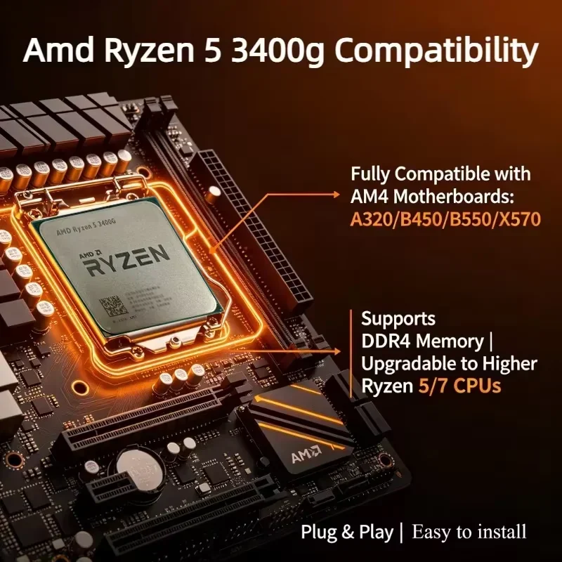 Processeur AMD Ryzen 5 3400G R - Pc Gaming Ryzen 5 avis et prix