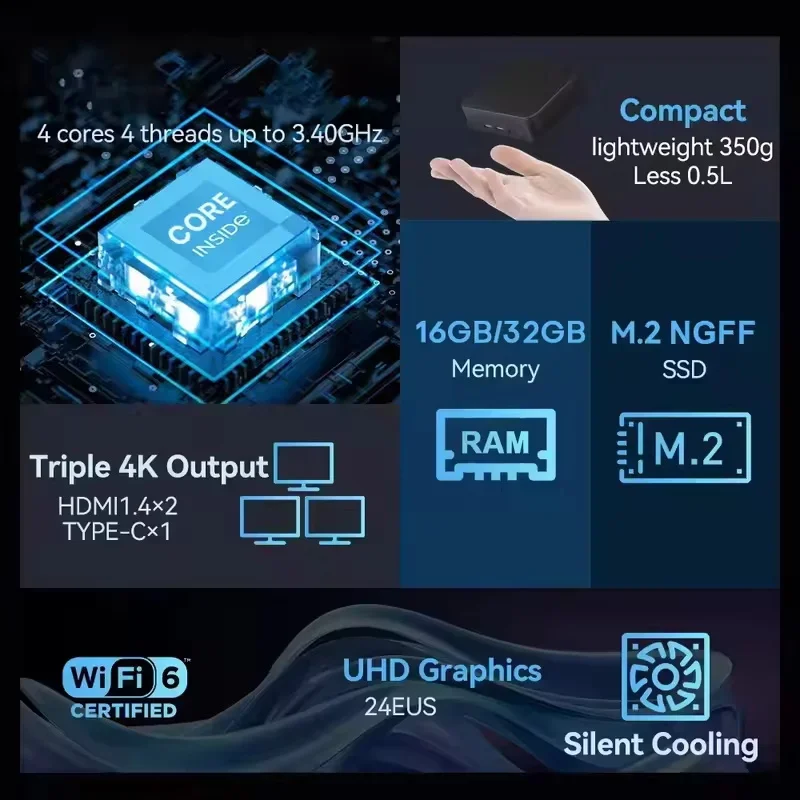 Mini PC Optimisé 2026 Core N15 - Pc Gaming Optimization avis et prix