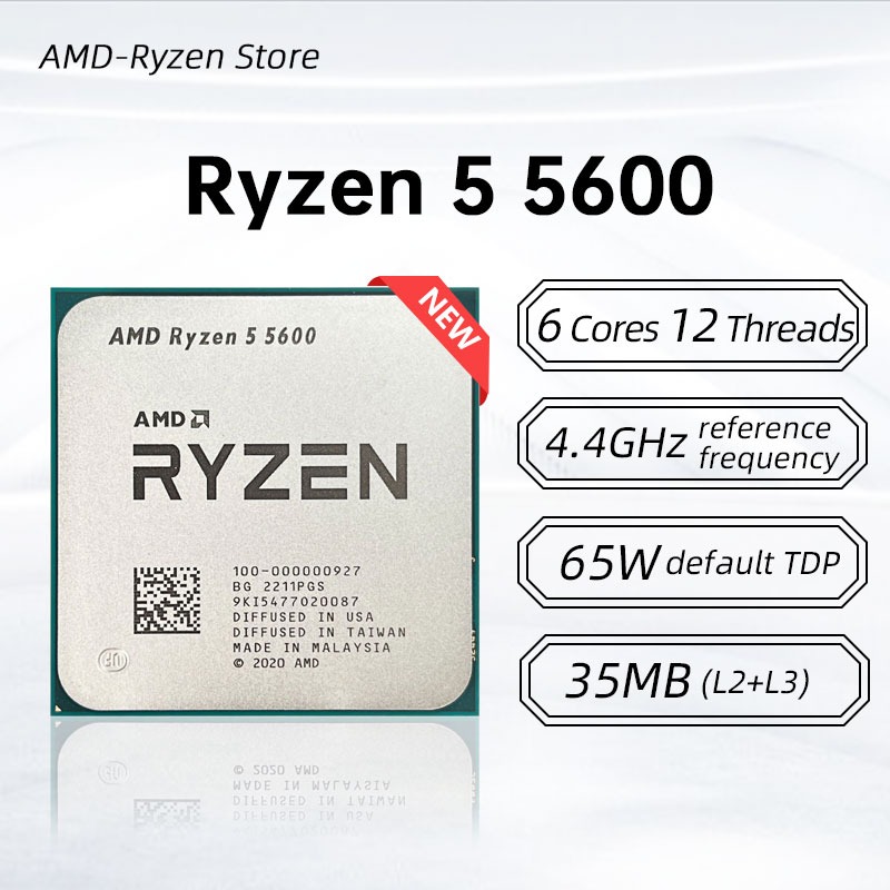 Processeur Ryzen 5 5600 6 cœur - Pc Gaming Ryzen 5 avis et prix