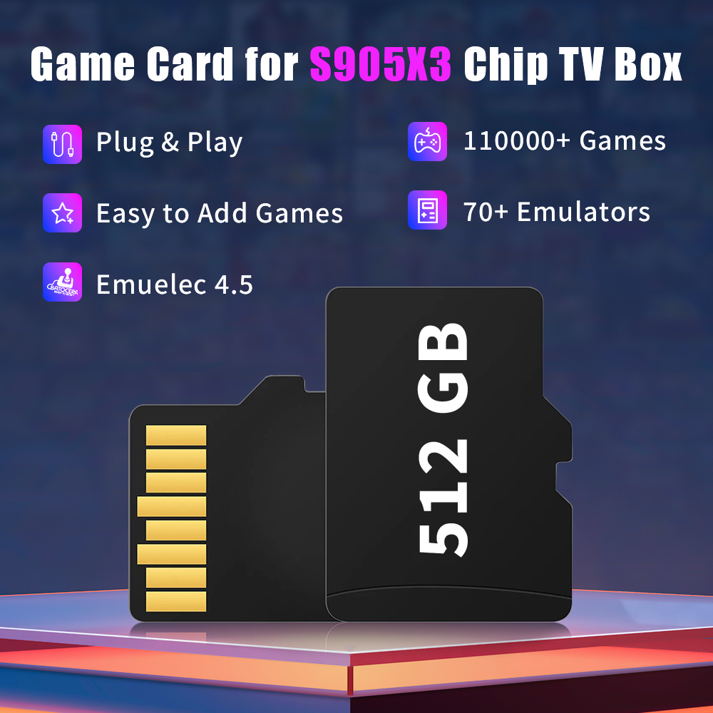 Carte TF de jeu pour S905bery  - Pc Gaming Emulator avis et prix