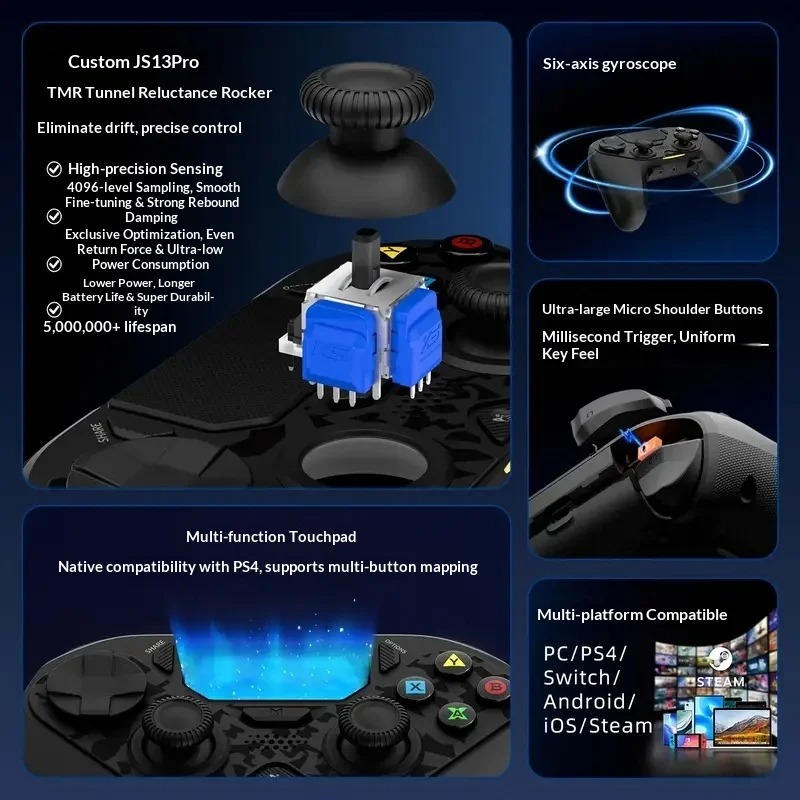 Manette sans fil AceGamer D4 p - Pc Gaming Emulator avis et prix