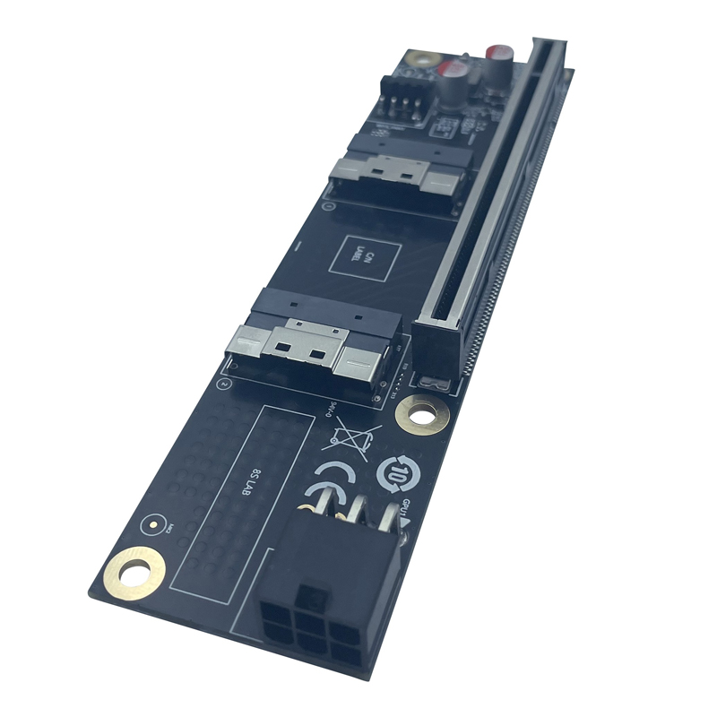 Nouveau 2 ports SlimSAS 8i x2  - Gpu Vertical Mount avis et prix