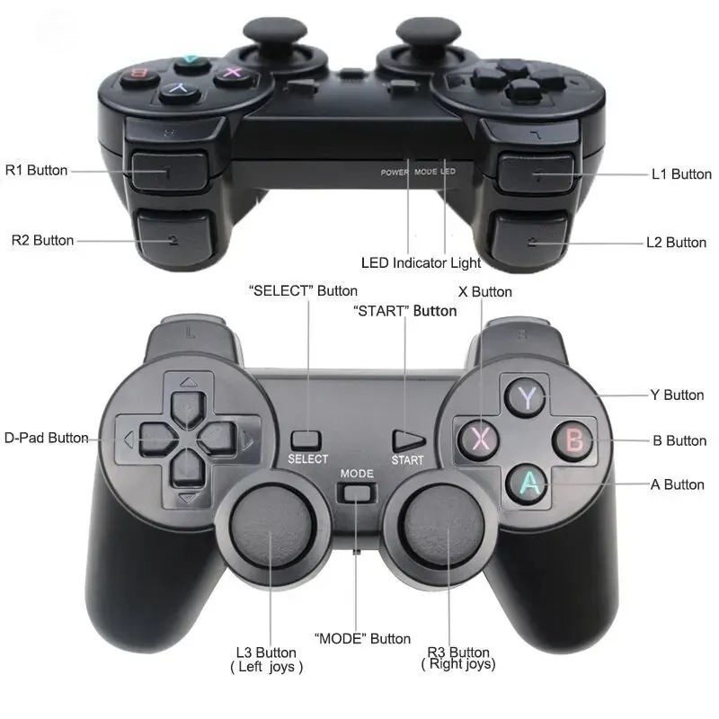 Manette de jeu sans fil USB 2, - Pc Gaming Emulator avis et prix