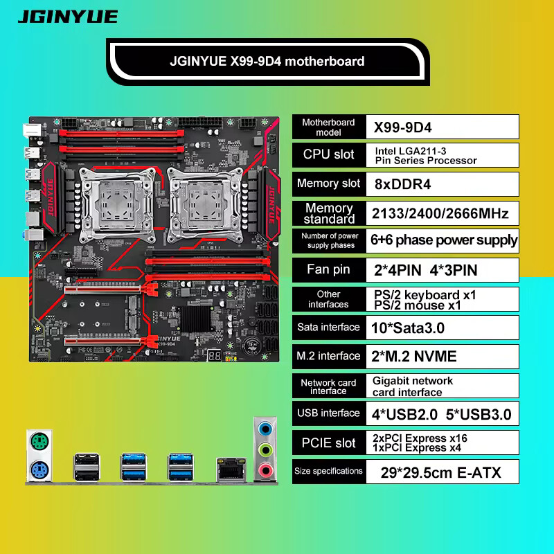 X99 double carte mère CPU LGA  - Pc Gaming Xeon avis et prix